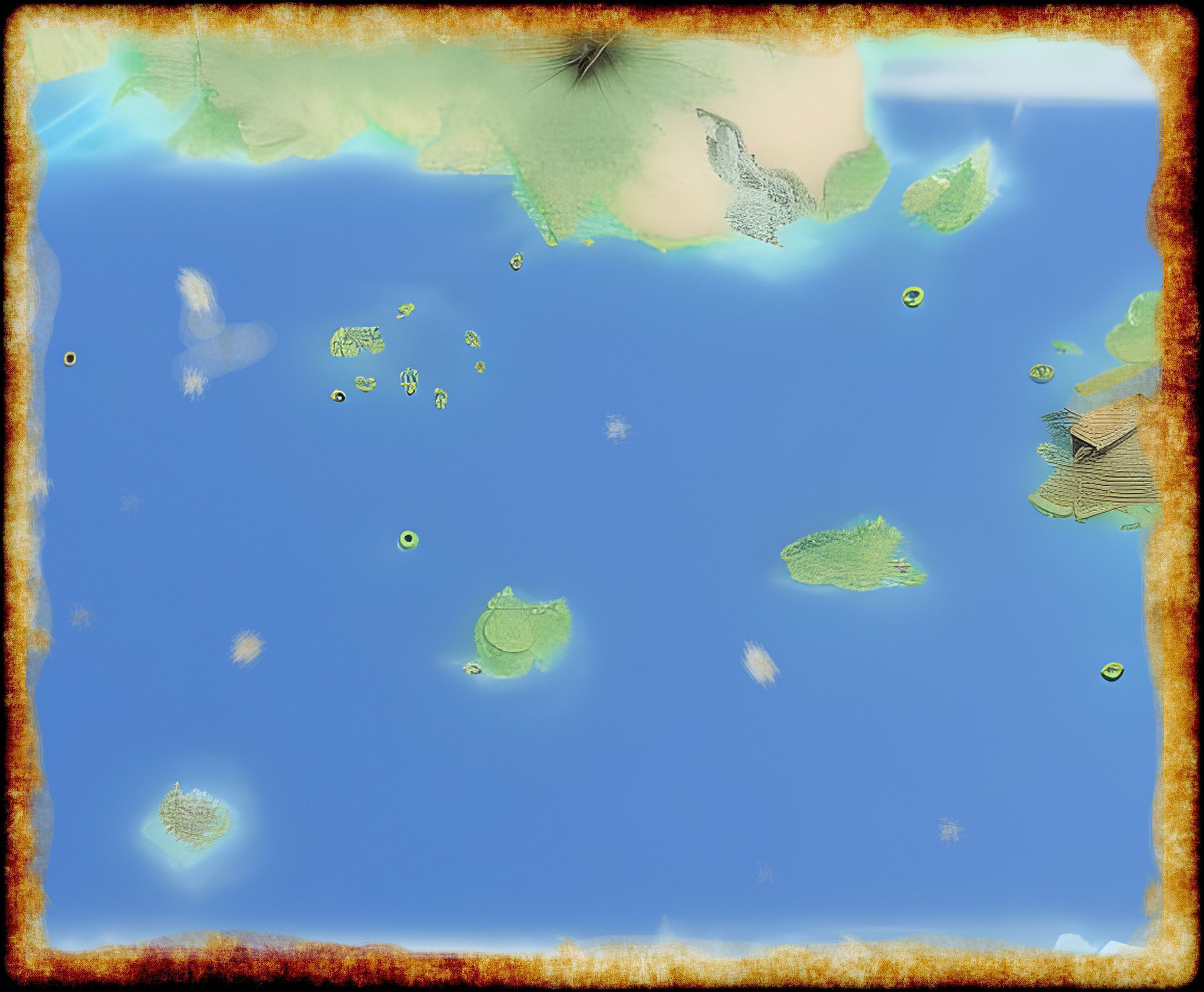 paper background map