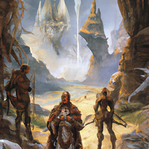 three adventurers